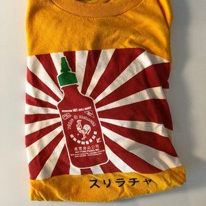 Siracha Japanese T-Shirt - Large - Yellow